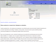 Tablet Screenshot of abcnieruchomosci-gda.pl